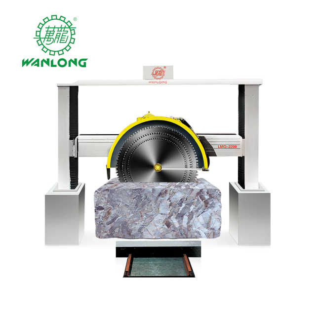 Wanlong LMQ-2200/2500 Кам'яний кам'яний блок різальний верстат для мармурового гранітного вапняку різання